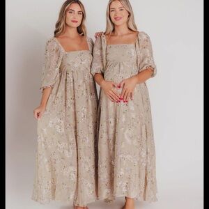 Worth Collective Maxi Dress tan